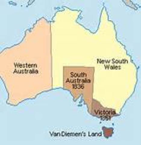 Colonial Boundaries Established