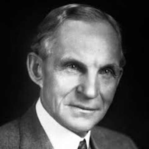 Henry Ford produces the first automobile