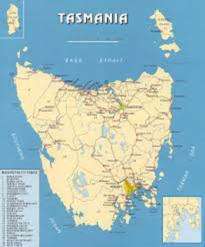 Tasmania Declared a island