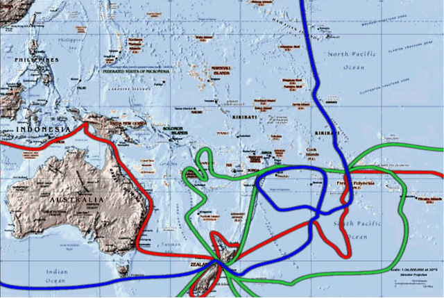 James Cook sailed around Australia