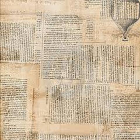 Aparición de los primeros periódico