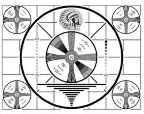 The television is tested publically