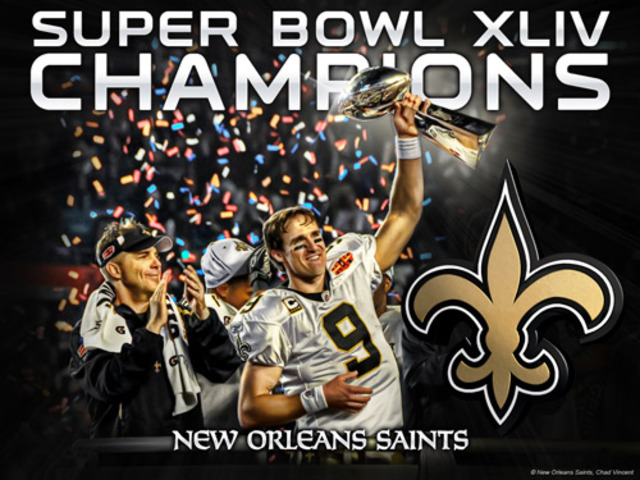 New Orleans Saints won Super Bowl