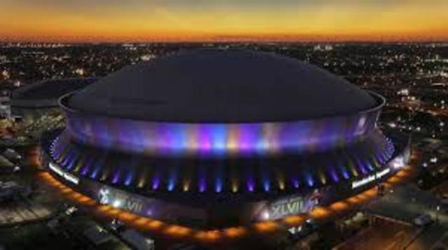 Super Dome in New Orleans Completed
