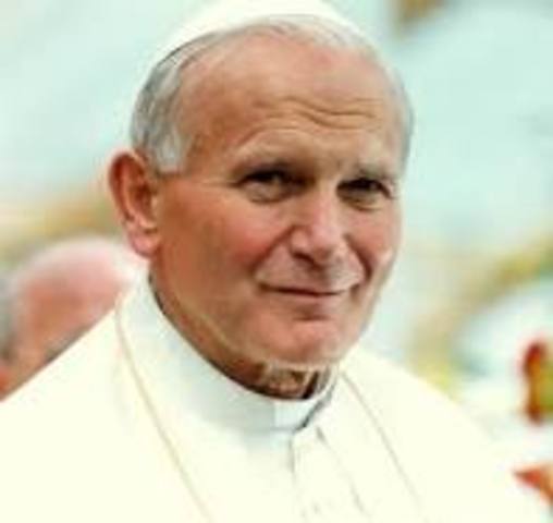 Pope John Paul II vistited New Orleans