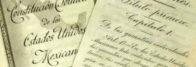 Promulgación de la Constitución.