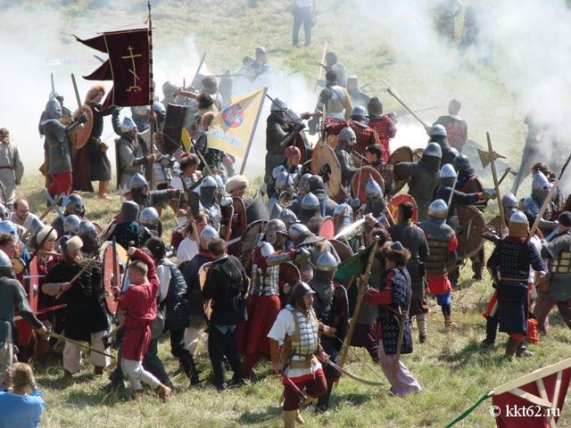 Дмитрий Донской,Битва на р.Воже