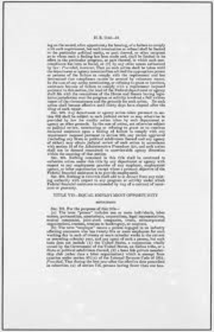 Third civil movements act