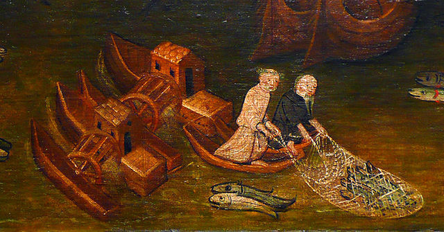 Ship mill is invented by Belsarius