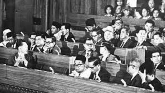 Singapore had its first parliamentary session