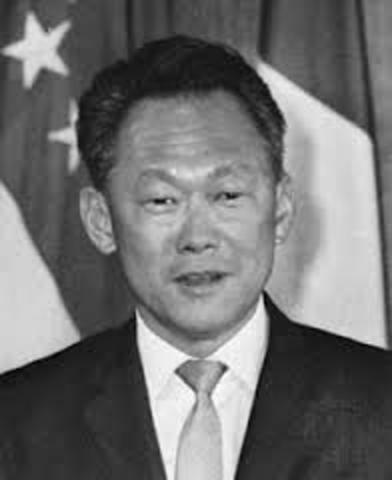 LKY became singapore first prime minister