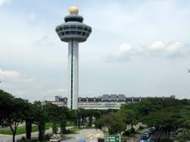 changi airport was built