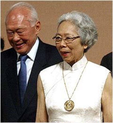 PM Lee Kuan Yew visited New Town Secondary School