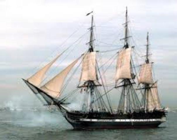 USS Constitution scores a victory