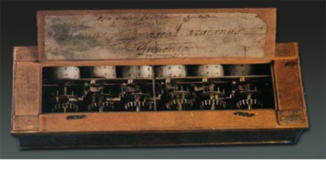 Calculadora basada en engranajes