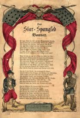 Writing the Star Spangled Banner