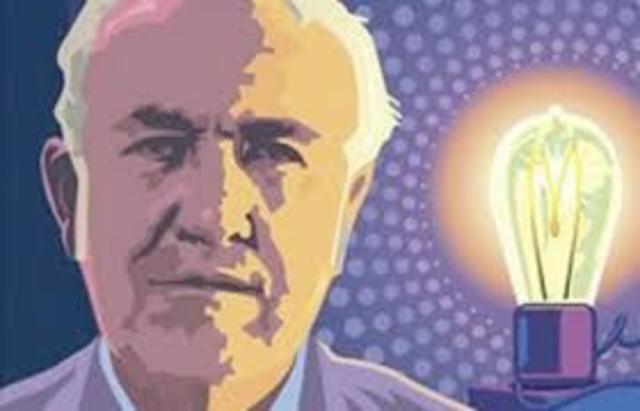 Creation Of The First Light Bulb By Thomas Edison