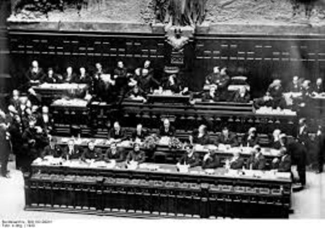 Mussolini's election in parliament