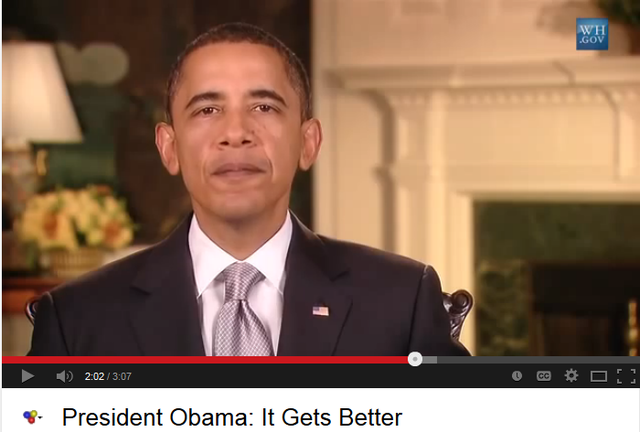 The President Shows His Support