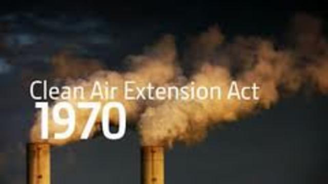 Congress passes the Clean Air Act