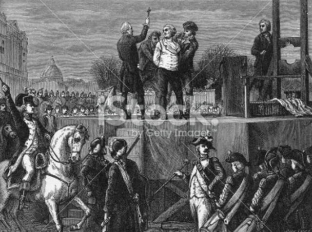 After being put on trial in August of 1792, on January 17 King Louis XVI is condemned to death