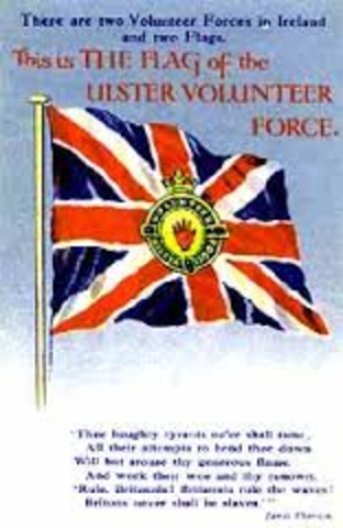Ulster Volunteer Force Formed