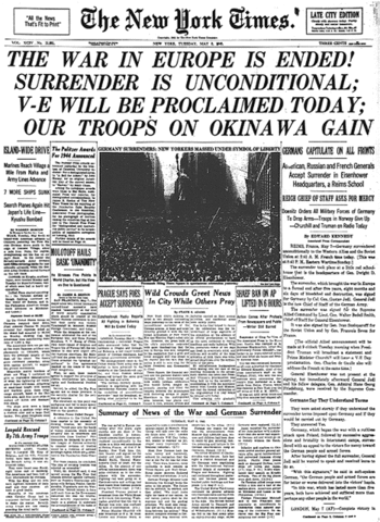 War in Europe begins