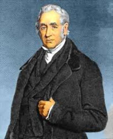 George Atephenson builds the first passenger railway