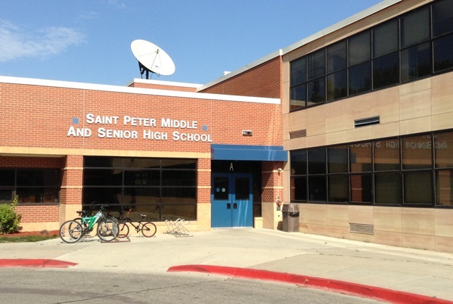Saint Peter High School is built
