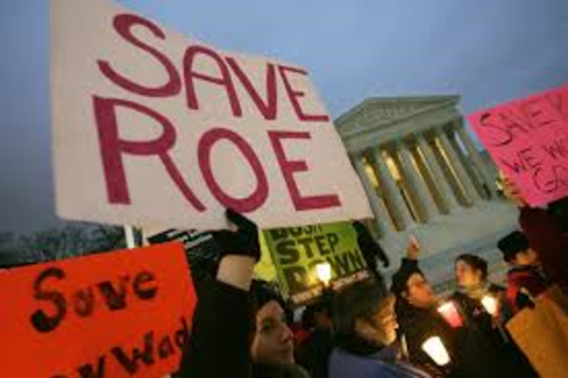 Supreme Court rules to legalize abortion in the Roe v. Wade case