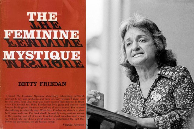 Publication of Betty Friedan's Feminine Mystique
