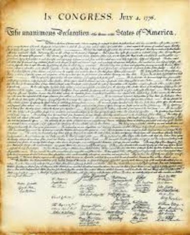 declaration of indepence