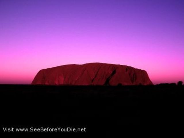Ayers Rock first stighed