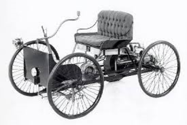 Henry ford produces the first automobile