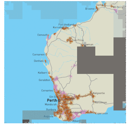16% Australia has internet access