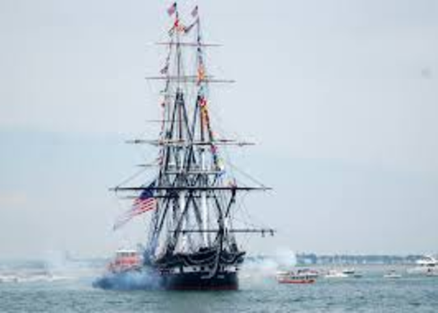 The USS constitution scores a victory