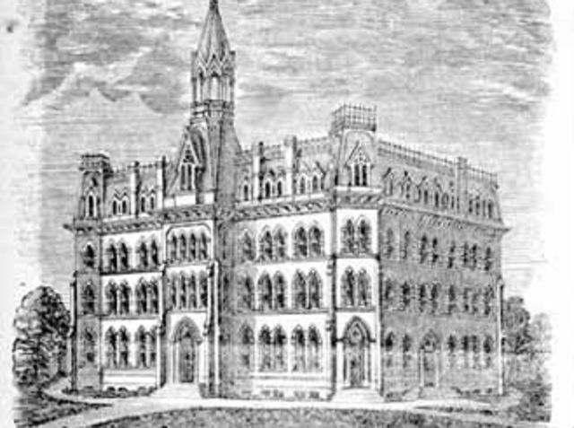 Oberlin College becomes the first college to admit women along wiith men