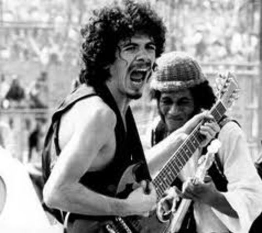 Carlos Santana en Woodstock