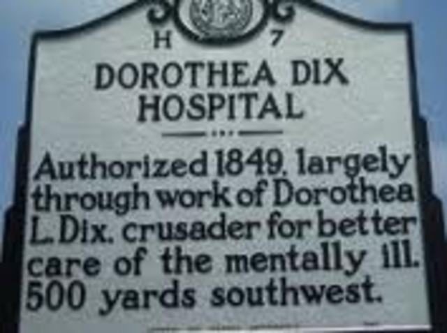 Dorothea Dix discovers horrors in jails and prison