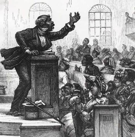 Charles Finney preaches in the Second Great Awakening