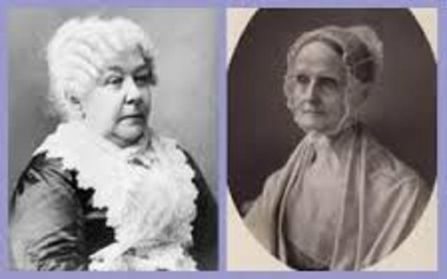 Lucretia Mott and Elizabeth Cady Stanton attend the World Anti-Slavery Convention in London
