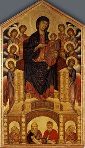 Cimabue's Virgin & Child Enthroned