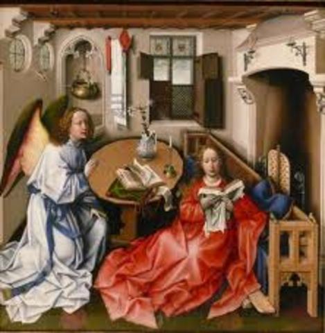 Robert Campin's Annunciation, Merode Altarpiece
