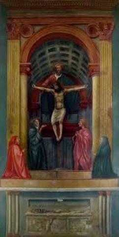 Masaccio's Trinity w/ Virgin