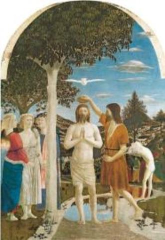 Piero della Francesca's Baptism of Christ