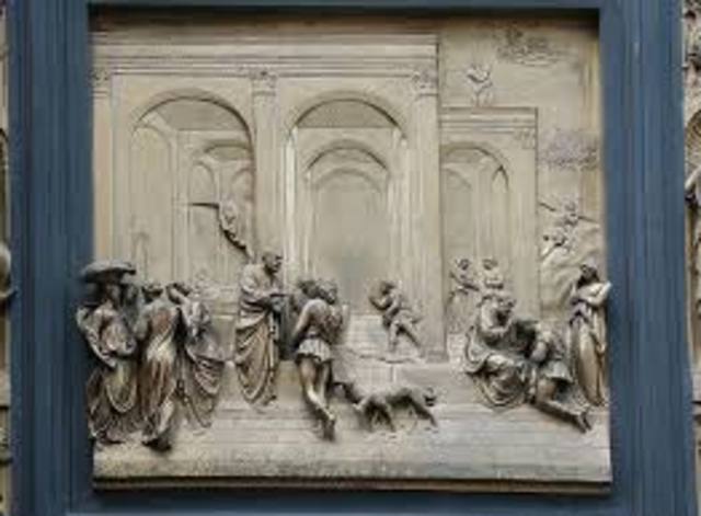 Lorenzo Ghiberti's Isaac-Gates of Paradise