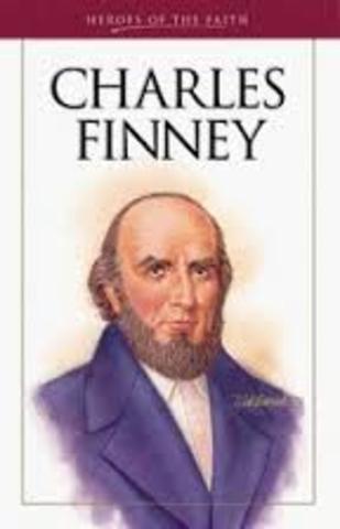 Charles Finney preaches in the Second Great Awakening