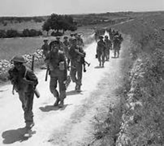 Invasion of Palermo (Italy)