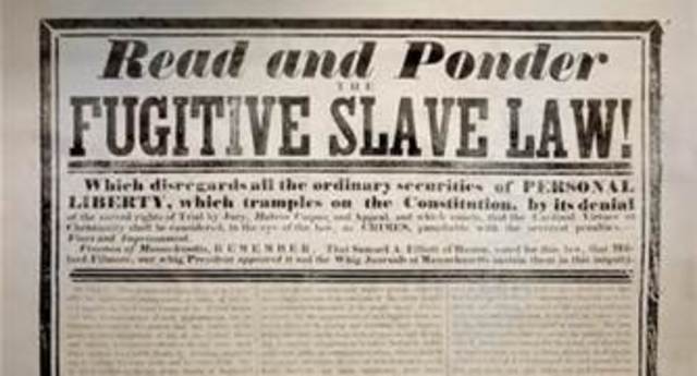 Fugitive Slave Law Created