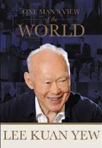 Lee Kuan Yew became Singapore's first Prime Minister
